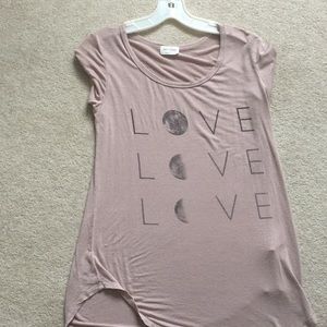 Love moon shirt { very soft }